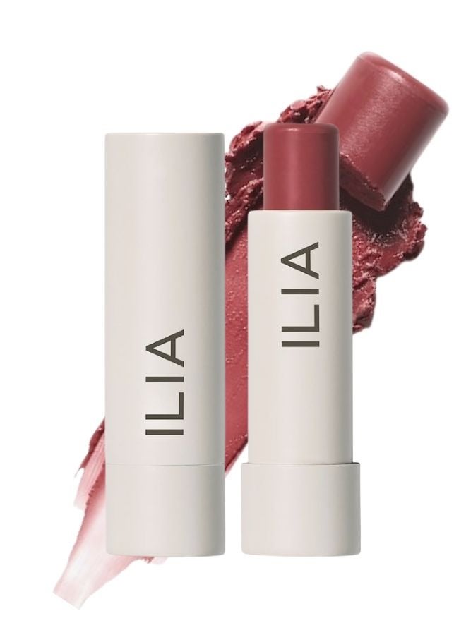 ILIA Balmy Tint Hydrating Lip Balm 4.4g – Runaway - Neutral Pink Nude Nourishing Tinted Lip Balm - Image 1